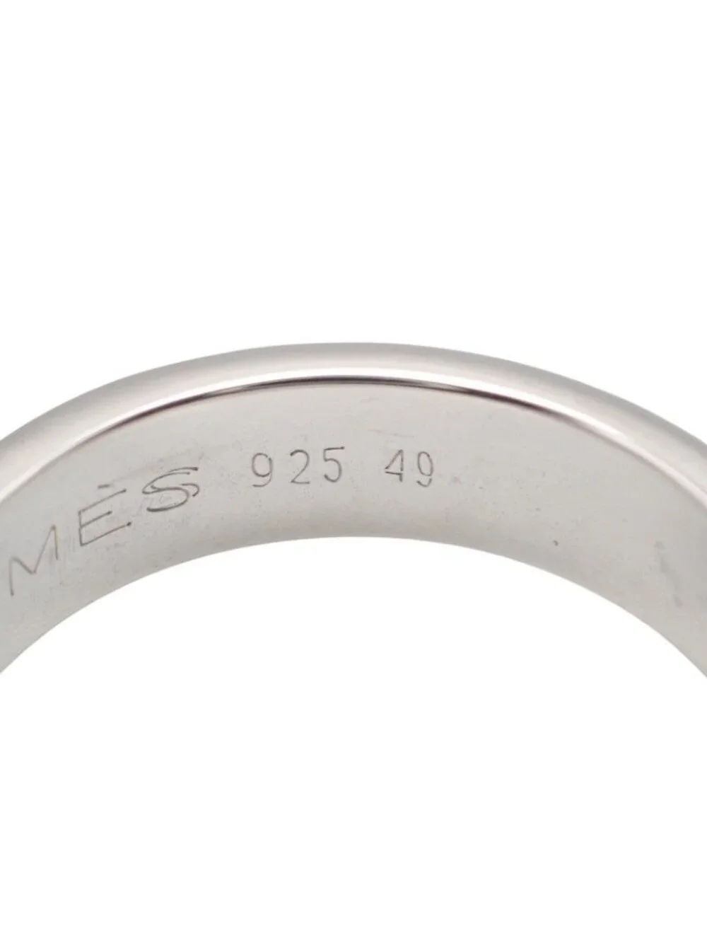 Hermes Ceinture Belt Ring 49 925 Sterling Silver Accessory
